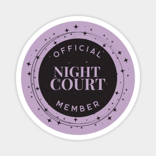 Official Night Court Member Acotar Book Lover, SJM Book A court of thorns and roses, Bookish Fantasy Magnet